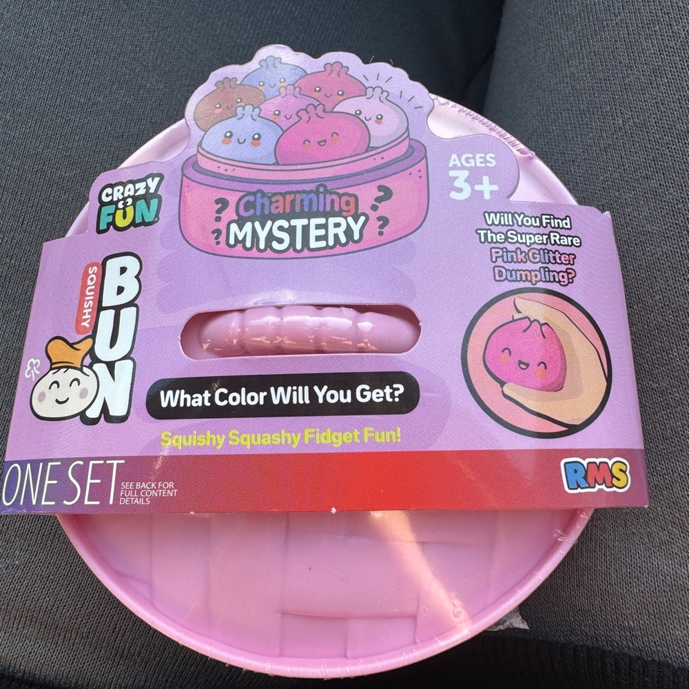 Brand new pink mystery squishy bun dumpling Valentine’s Day edition
